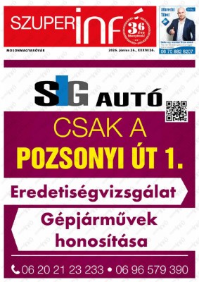 Szuperinfó Mosonmagyaróvár 34/26