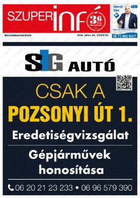 Szuperinfó Mosonmagyaróvár 34/30