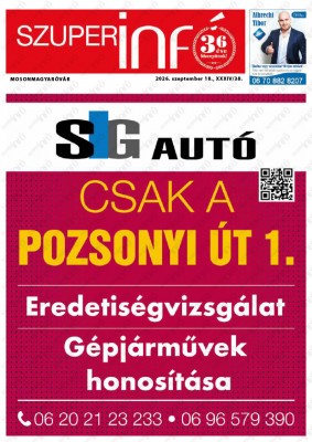Szuperinfó Mosonmagyaróvár 34/38