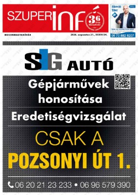 Szuperinfó Mosonmagyaróvár 34/34