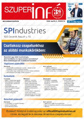 Szuperinfó Mosonmagyaróvár 34/14