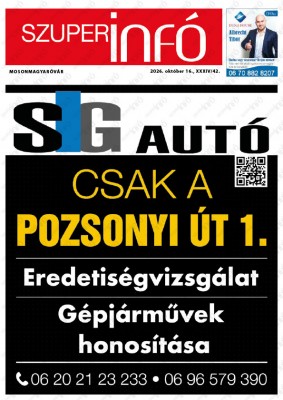 Szuperinfó Mosonmagyaróvár 34/42
