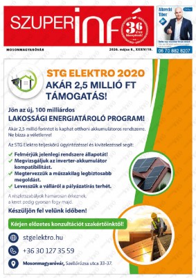Szuperinfó Mosonmagyaróvár 34/19