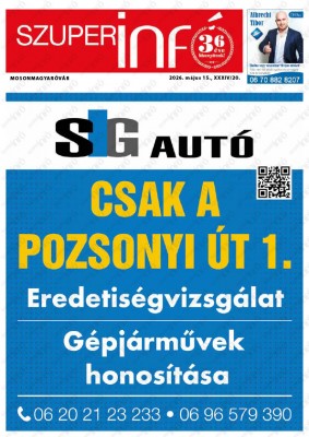 Szuperinfó Mosonmagyaróvár 34/20