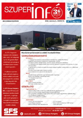 Szuperinfó Mosonmagyaróvár 34/10